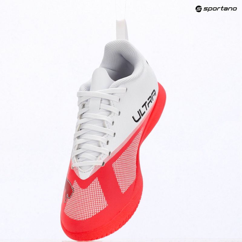 Детски футболни обувки Puma Ultra 7 Play IT Jr Ultra Red/Puma Black/Puma White 8