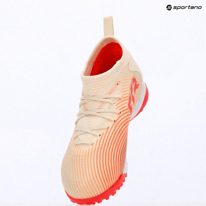 Детски футболни обувки PUMA Future 9 Match TT+ Mid Jr sugared almond/puma white/ultra red/puma black 8
