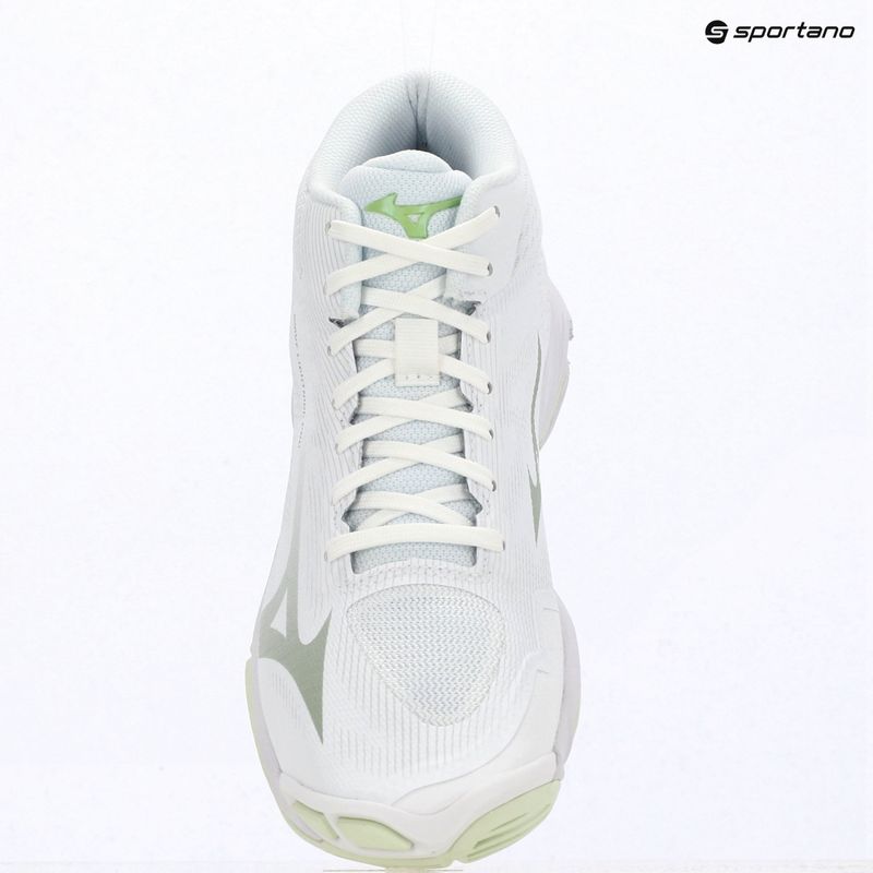Дамски обувки за волейбол Mizuno Wave Lightning Pro Mid white/aqua gray/ambrosia 15