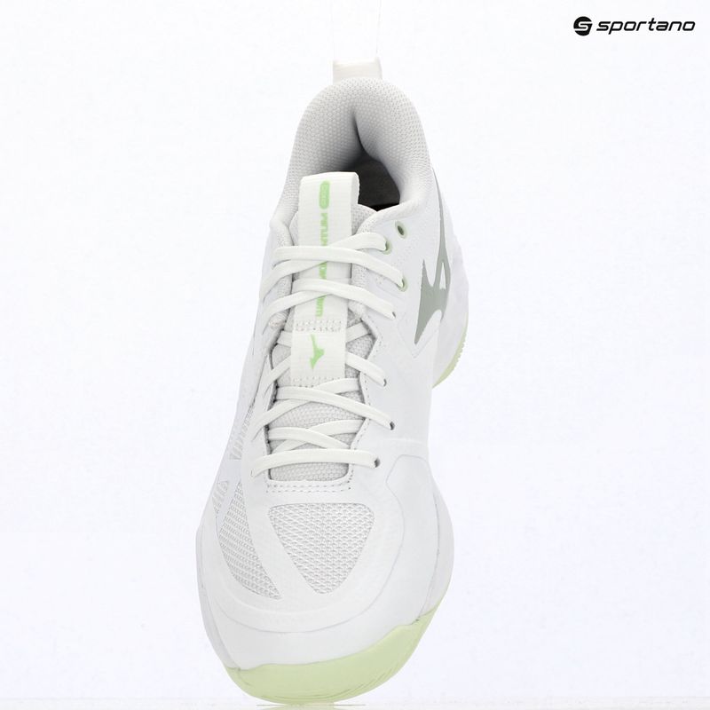Дамски обувки за волейбол Mizuno Wave Momentum Pro white/aqua gray/ambrosia 15