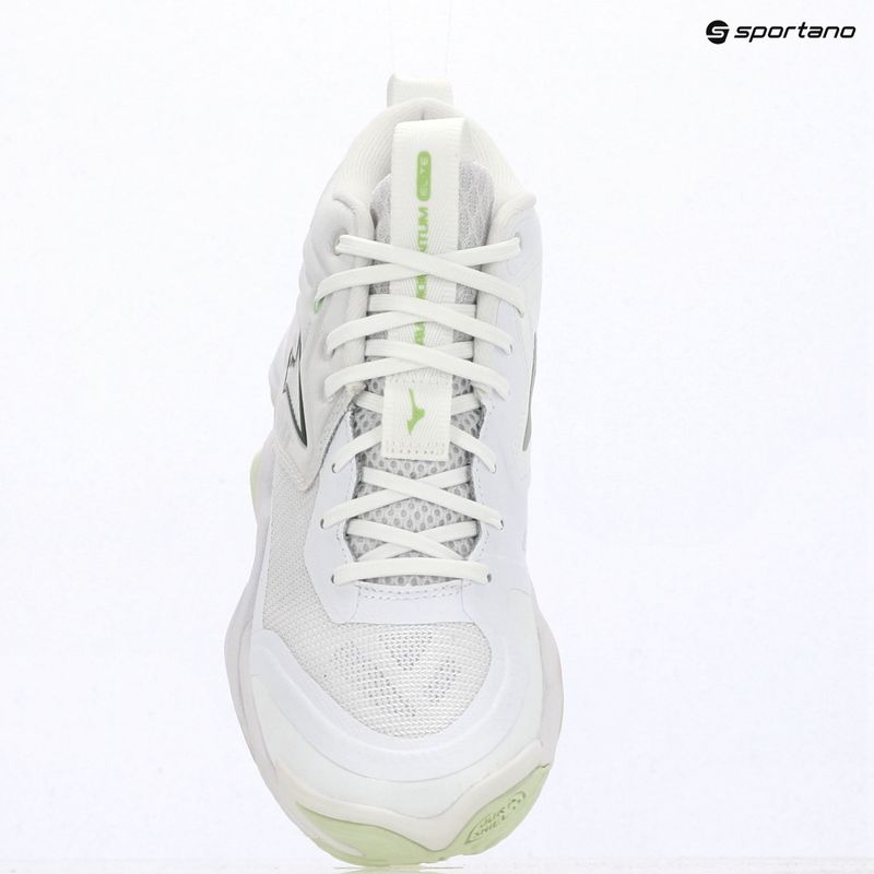 Дамски обувки за волейбол Mizuno Wave Momentum Elite Mid white/balsam green/ambrosia 15