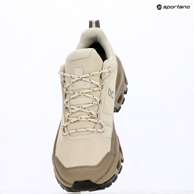 Дамски туристически обувки On Cloudrock Low Waterproof grain/soba 15