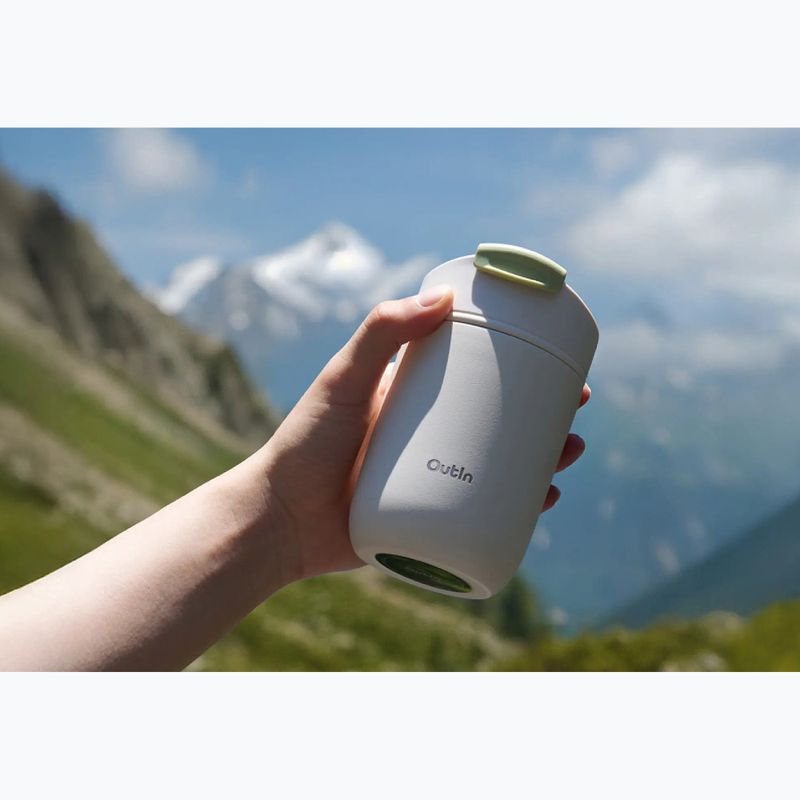Термо чаша OutIn Travel Tumbler 350 ml sand white 2