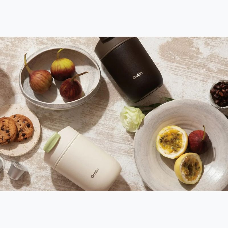 Термо чаша OutIn Travel Tumbler 350 ml sand white 5
