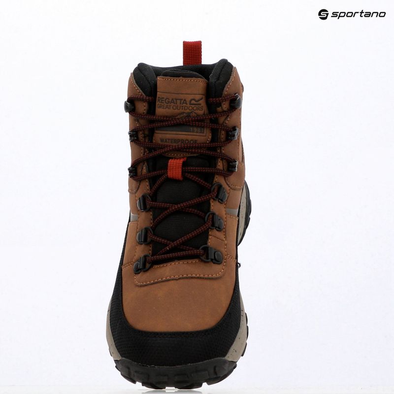 Мъжки туристически обувки REGATTA Renford brown/rio red 17