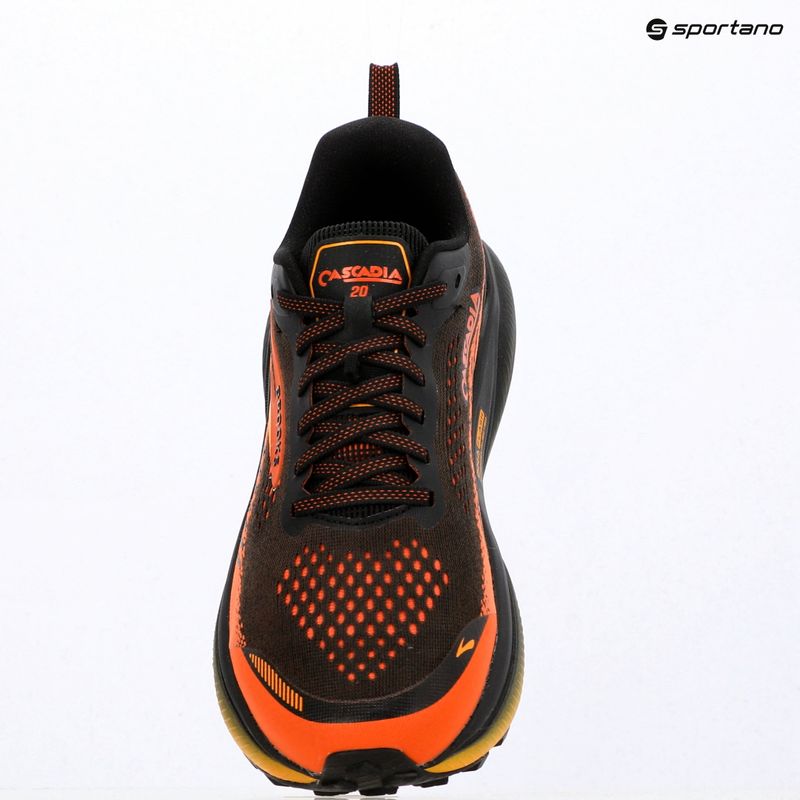 Мъжки обувки за бягане  Brooks Cascadia 20 black/tigerlily/orange 16