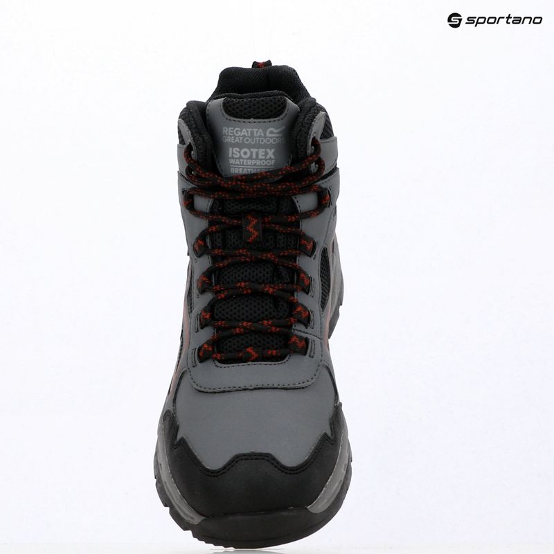 Мъжки туристически обувки REGATTA Vendeavour granite/rio red 17