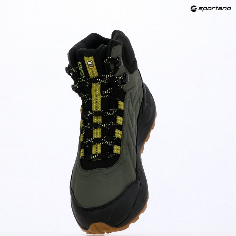 Мъжки туристически обувки REGATTA Onyx Mid dark khaki cyprus 18