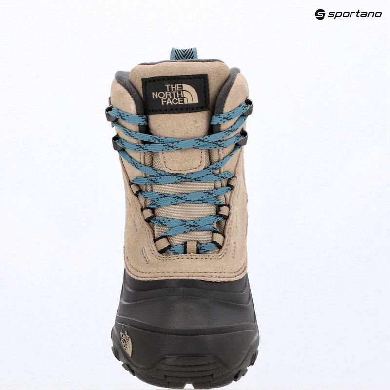 Детски ботуши за сняг The North Face Chilkat V Lace Wp timeless taupe/pale teal 15