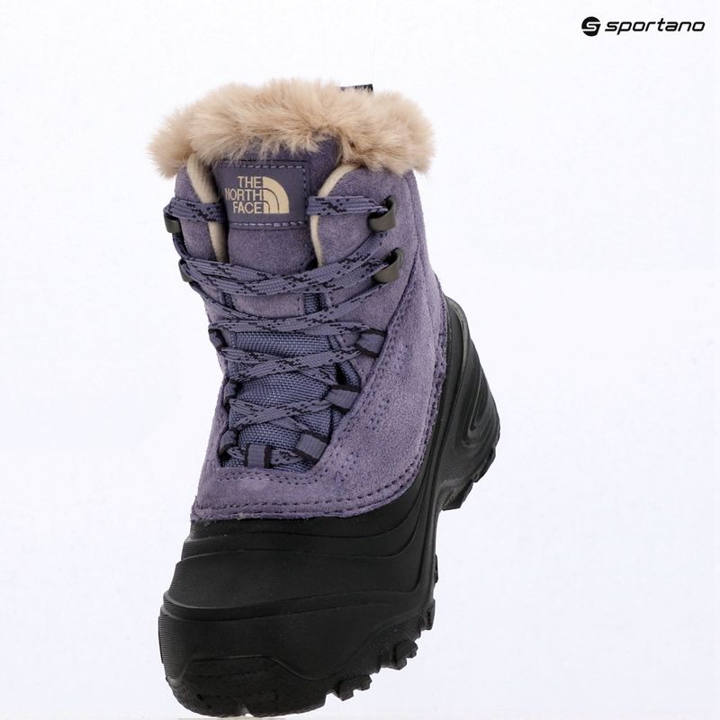 Детски ботуши за сняг The North Face Shellista V Lace Wp grounded plum/endless dus 15