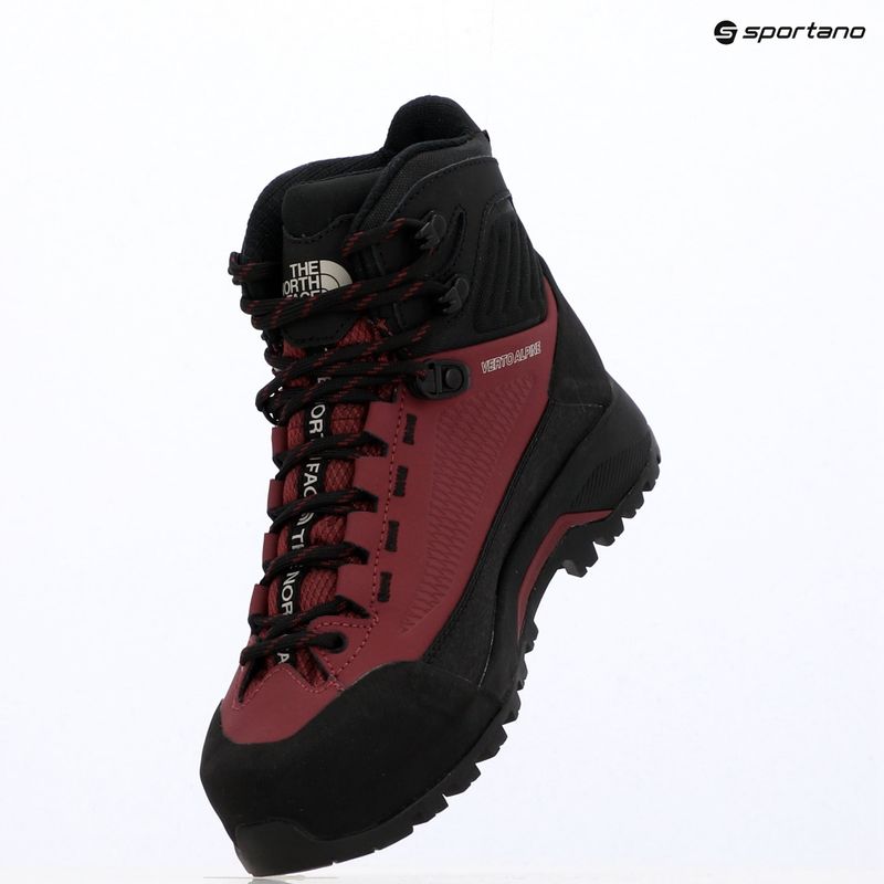 Дамски обувки за преходи The North Face Verto Alpine Mid GTX burgundy crush/tnf black 15