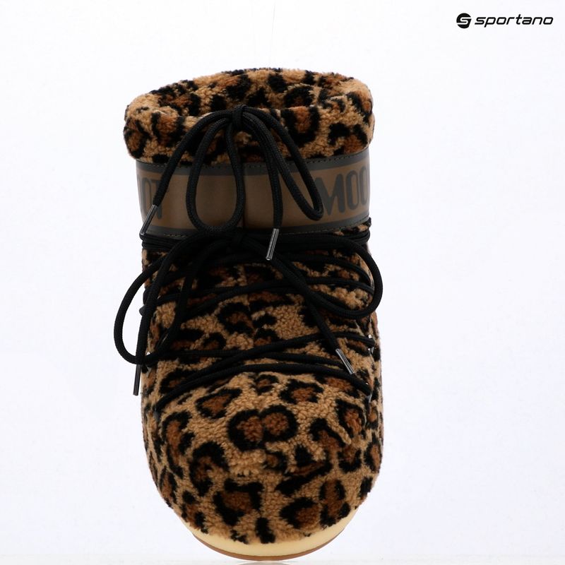 Дамски ботуши за сняг Moon Boot Icon Low Fleece Leopard cognac/cocoa 11
