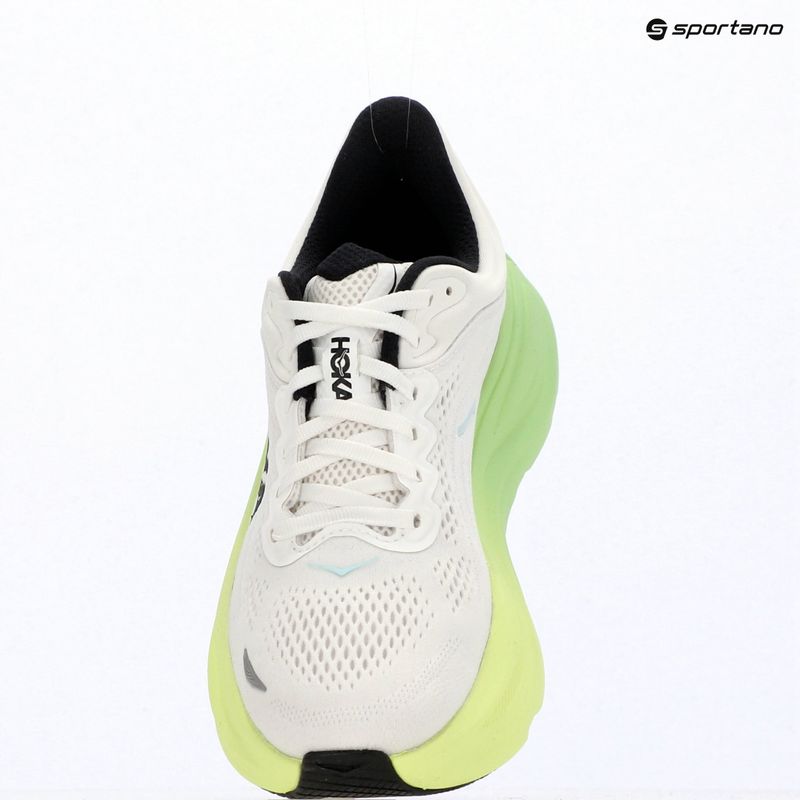 Дамски обувки за бягане HOKA Bondi 9 white/tart apple 15