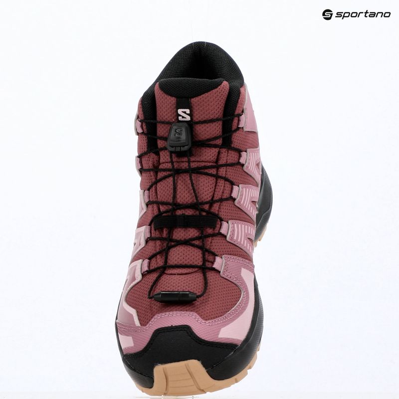 Детски туристически обувки Salomon XA Pro Mid Waterproof nocturne/dusky orchid 14