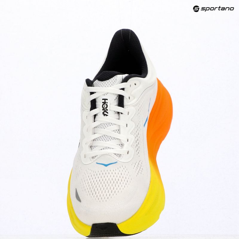 Мъжки обувки за бягане HOKA Bondi 9 Wide white/neon tangerine 16