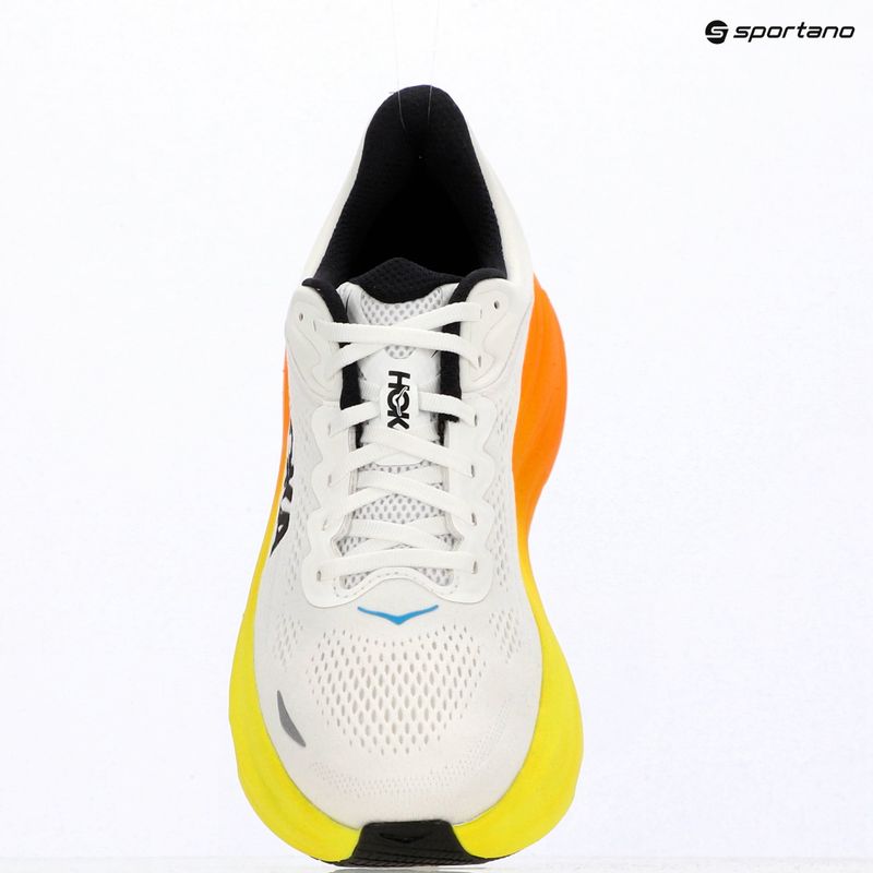 Мъжки обувки за бягане  HOKA Bondi 9 white/neon tangerine 16