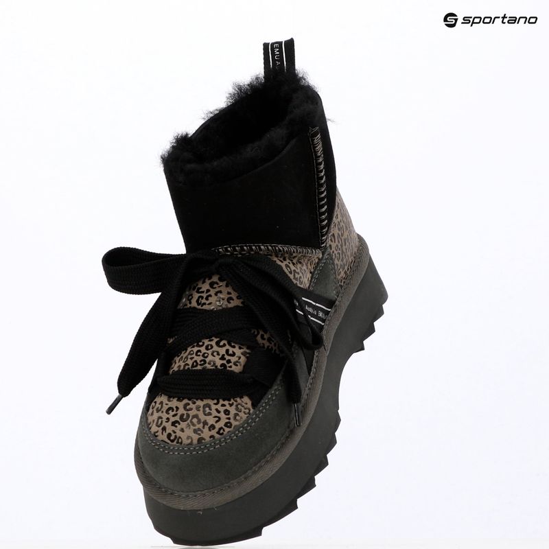 Дамски ботуши за сняг EMU Australia Blurred Micro Patchwork Leo charcoal 14