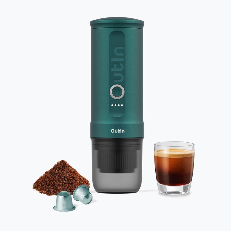 Преносима кафе машина OutIn Nano Portable Espresso outi teal 3