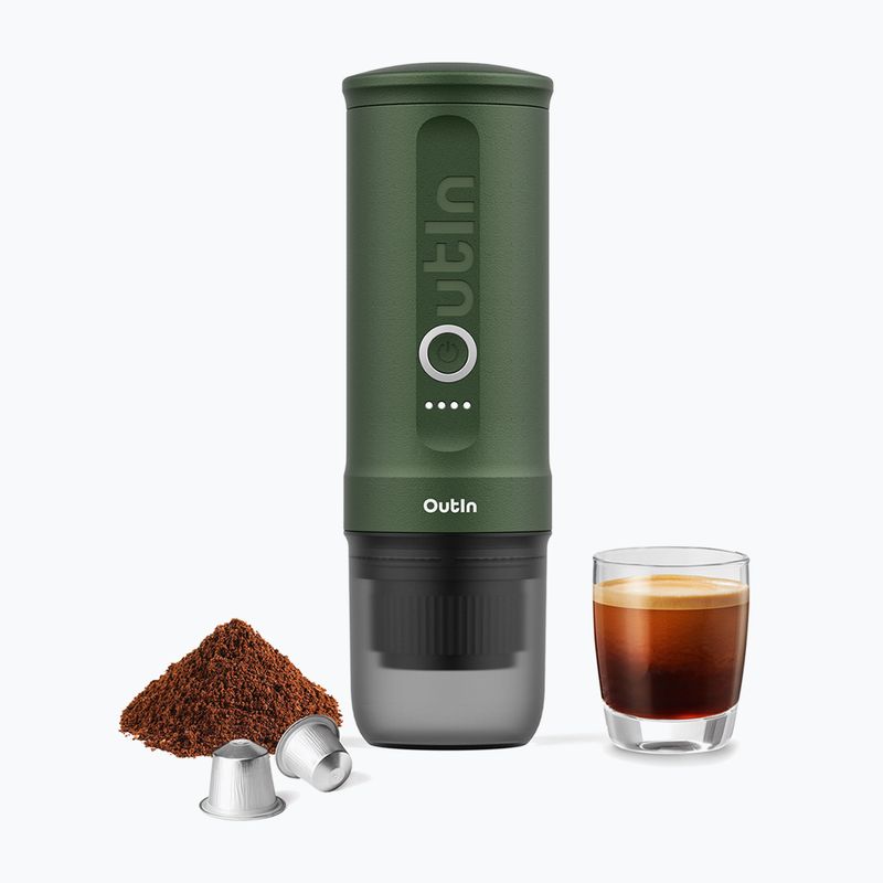 Преносима кафе машина OutIn Nano Portable Espresso forest green 3