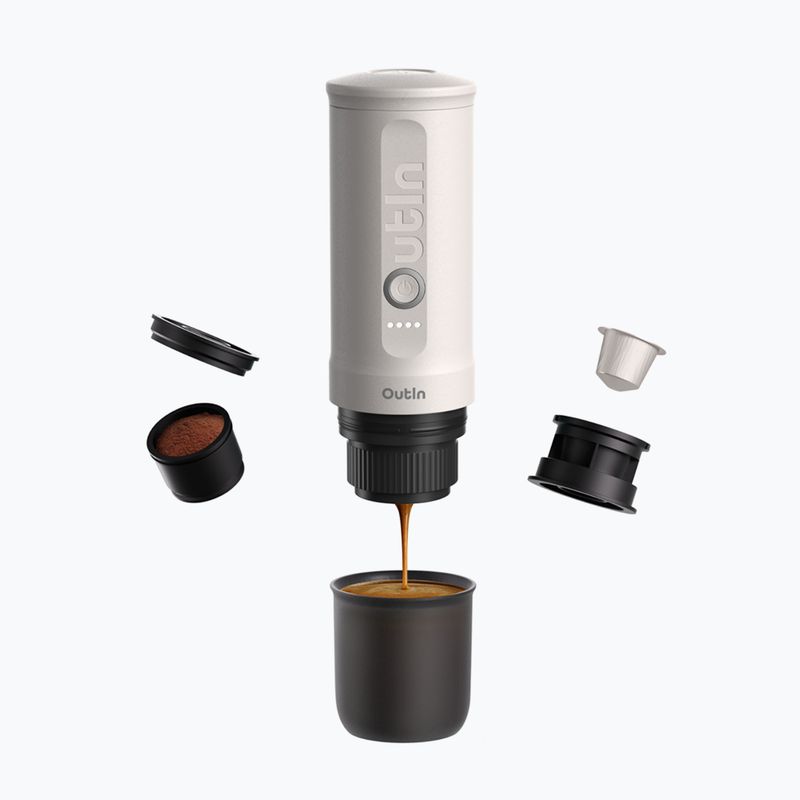 Преносима кафе машина OutIn Nano Portable Espresso peal white 2