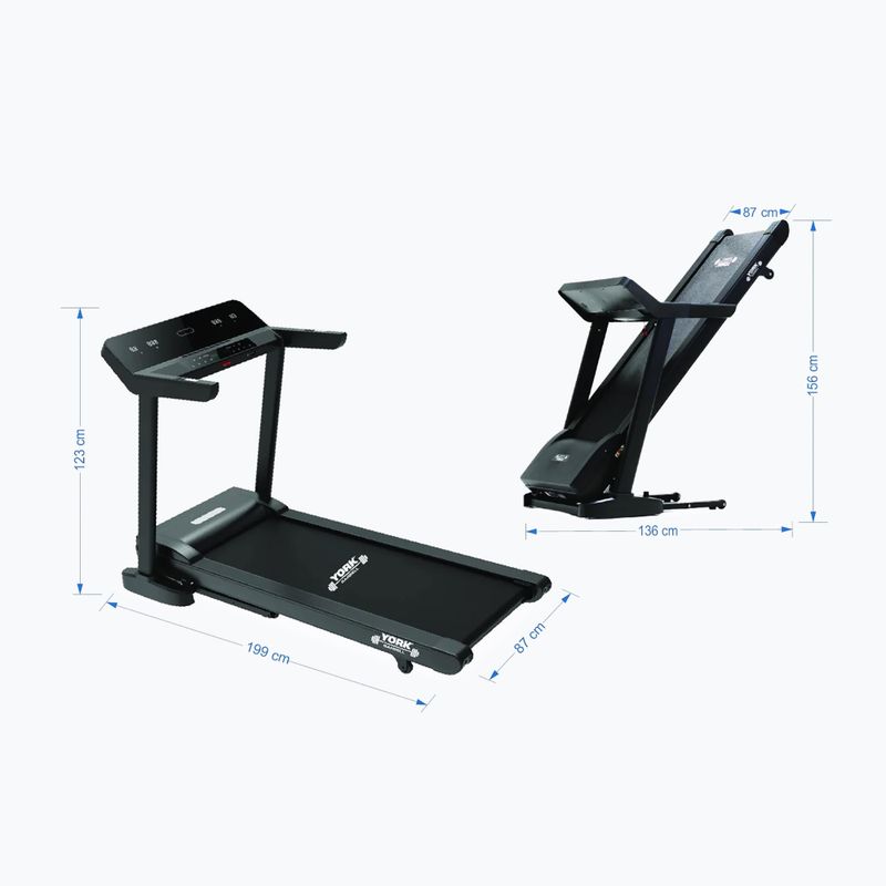Електрическа пътека за бягане York Fitness HT9 black 16