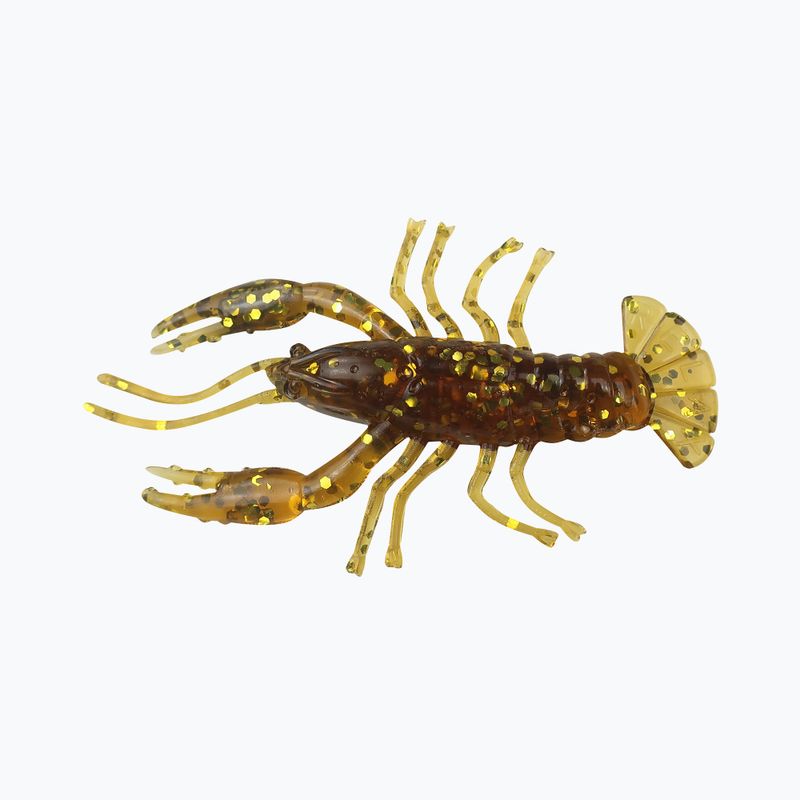 Гумена стръв Relax Crawfish 2 Standard 4 бр. Rootbeer-Gold Glitter CRF2-S