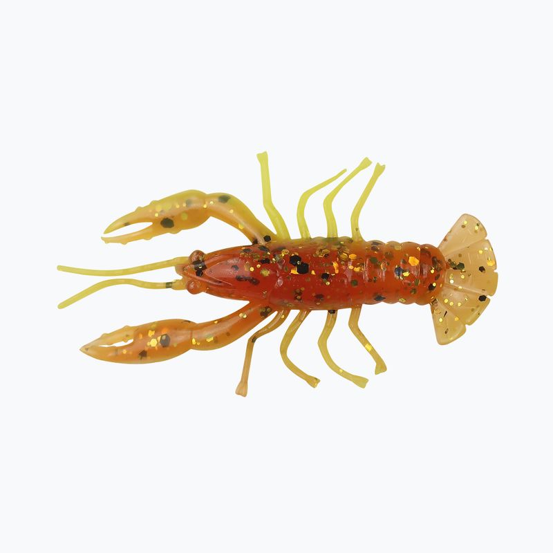 Przynęta gumowa Relax Crawfish 2 Laminated 4 szt. Rootbeer-Gold, Black Glitter / Yellow CRF2
