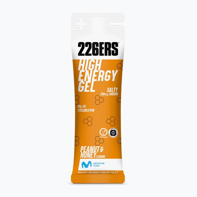Комплект енергийни желета 226ERS High Energy Солено 24 бр. x 76 g фъстъци/мед 2