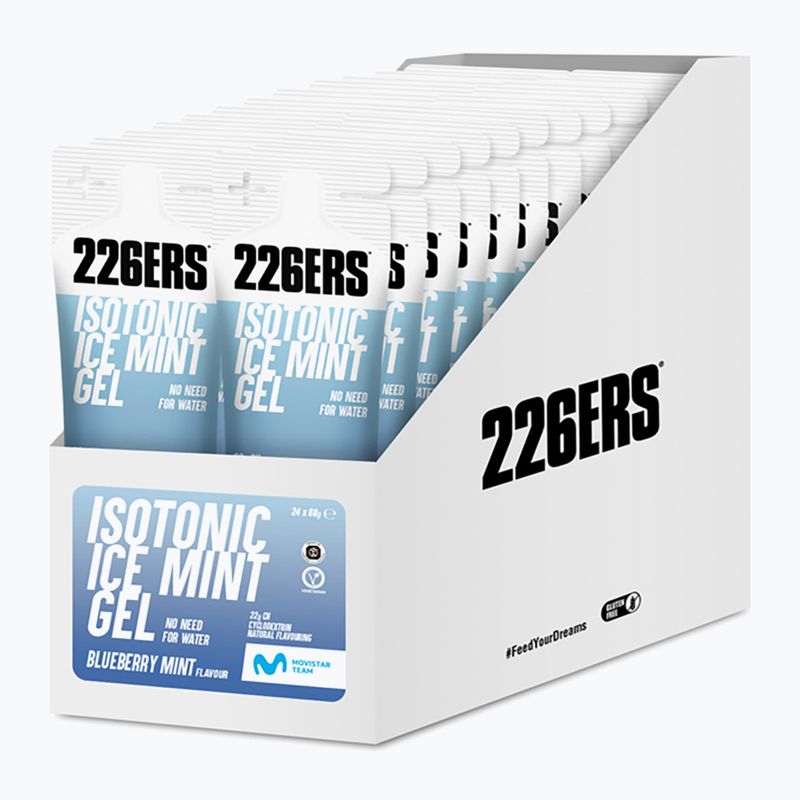 Комплект енергийни желета 226ERS Isotonic Ice 24 бр. x 68 g боровинка/мента