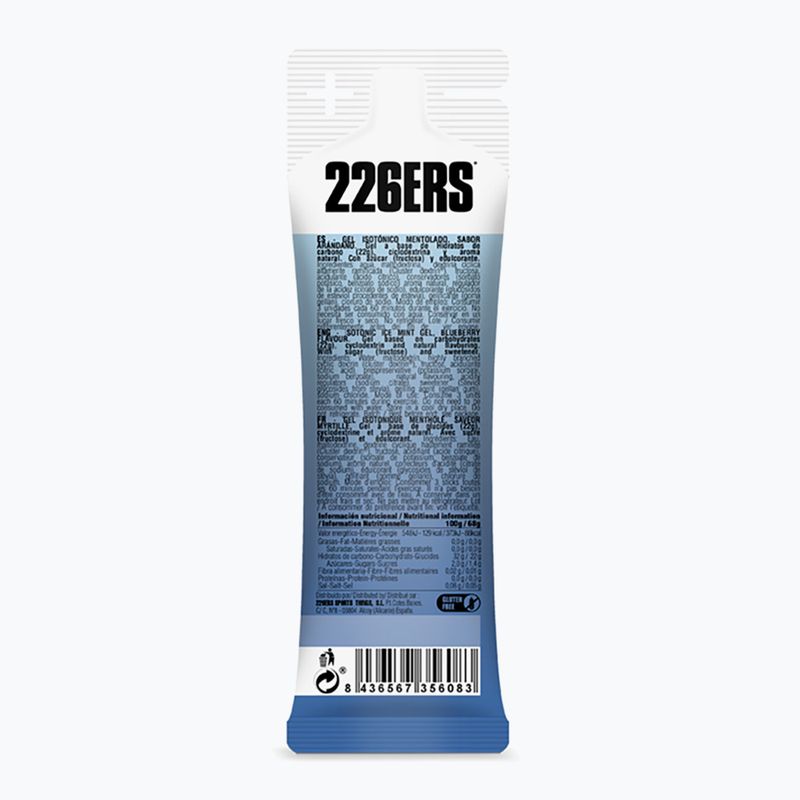 Комплект енергийни желета 226ERS Isotonic Ice 24 бр. x 68 g боровинка/мента 3