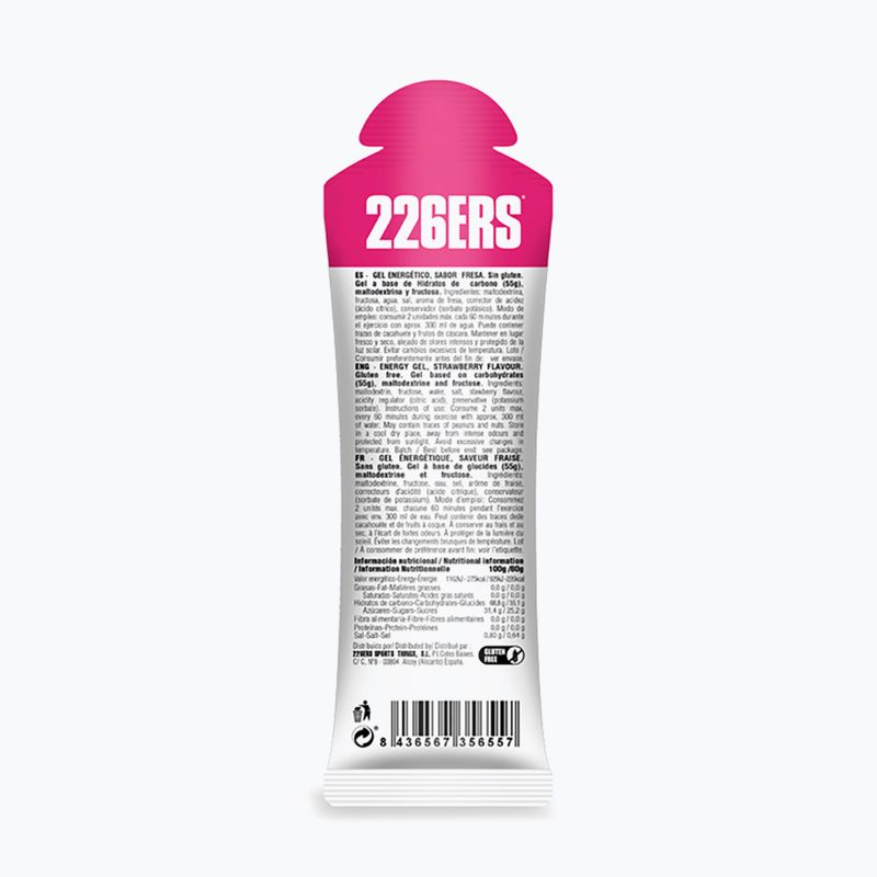 Комплект енергийни желета 226ERS High Fructose energy gel 24 бр. х 80 g ягода 3