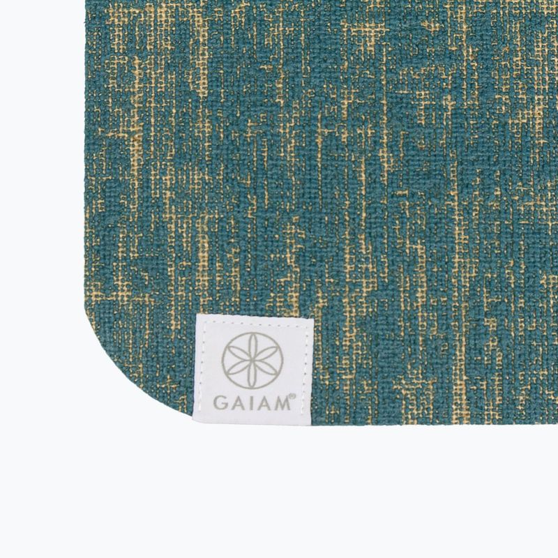 Постелка за йога Gaiam Jute 6 mm blue 4
