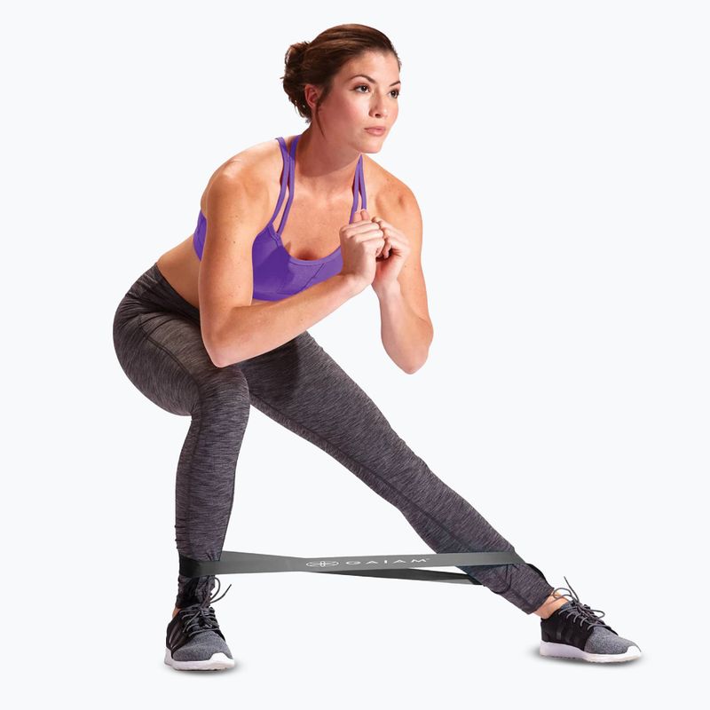 Комплект ластици за упражнения Zestaw Gaiam Restore Mini Band Kit 3 szt. green/blue/navy 2