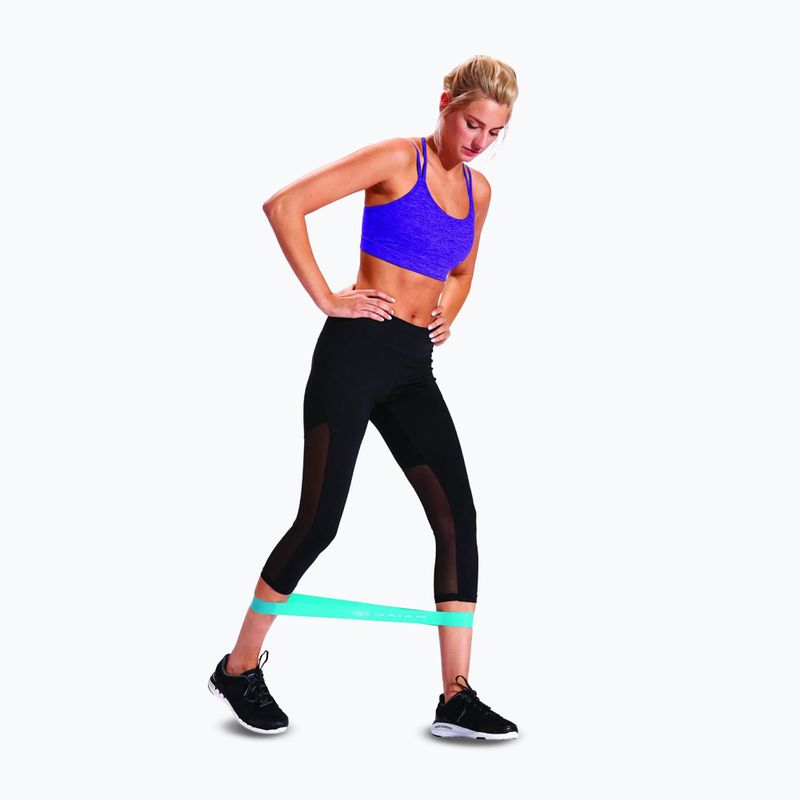 Комплект ластици за упражнения Zestaw Gaiam Restore Mini Band Kit 3 szt. green/blue/navy 3