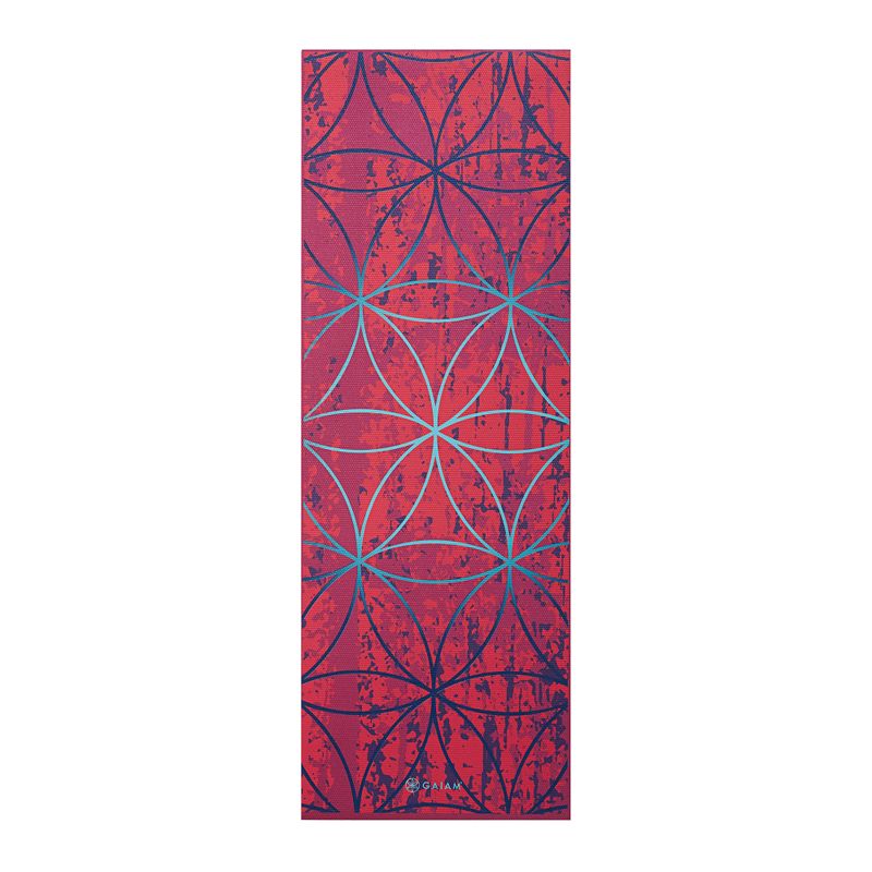 Килимче за йога Gaiam Radience 6 мм розово 63491 5