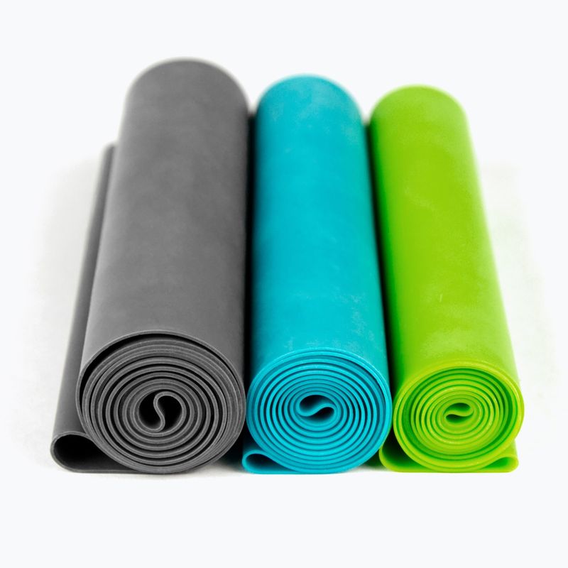 Комплект ластици за упражнения Gaiam 63578 3 szt. black/blue/green 3
