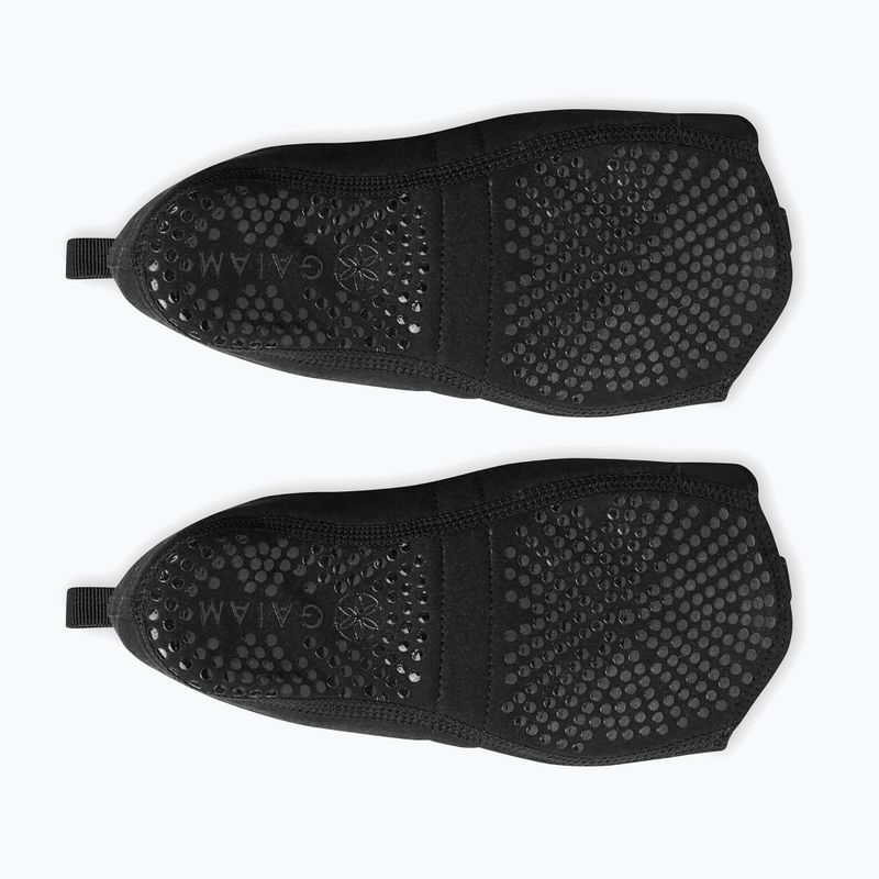 Чорапи Gaiam Grippy Yoga Studio black/blue/green 3