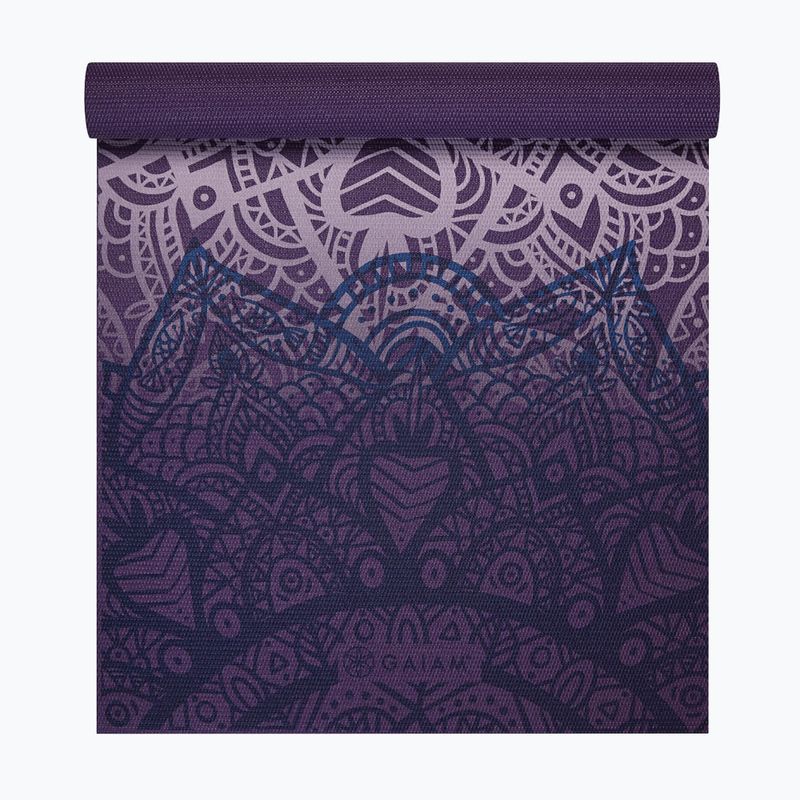 Постелка за йога Gaiam Lattice Yoga purple 2