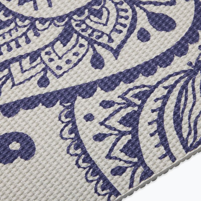 Постелка за йога Gaiam Sustained Yoga grey sundial flower 4