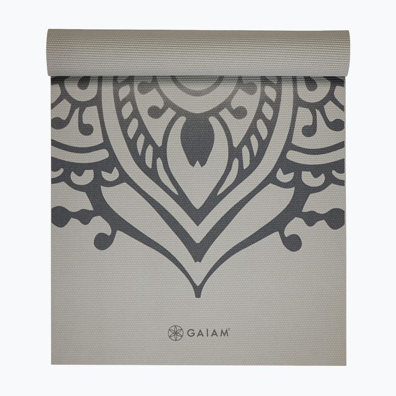 Постелка за йога Gaiam Sundial Layers sustained grey 2