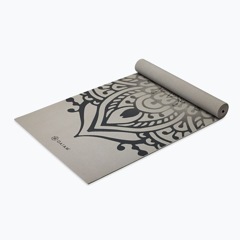Постелка за йога Gaiam Sundial Layers sustained grey 3