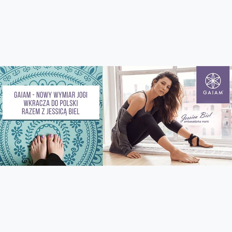 Gaiam Интензивна ръжда Слънчев часовник Точка куб за йога 6