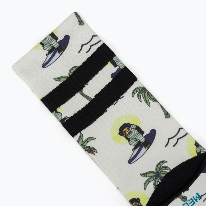 Чорапи Stance Surfin Monkey Crew white 3
