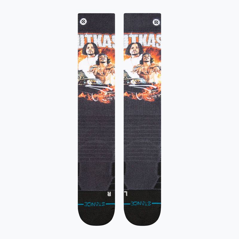 Stance X Outkast Stankonia Mid Poly Snow многоцветни ски чорапи 2