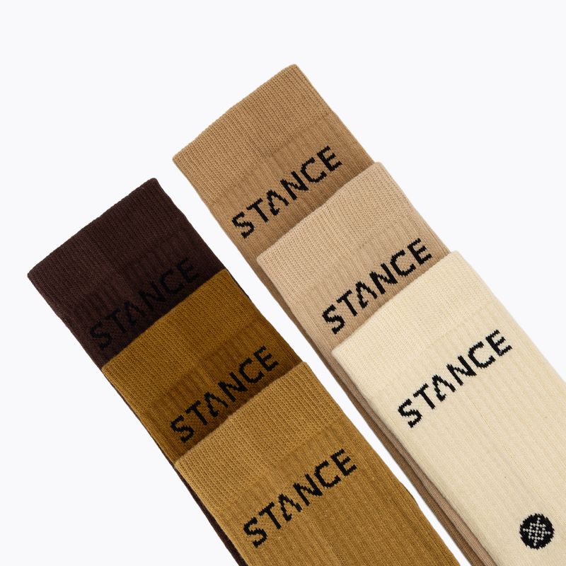 Чорапи Stance Origin Crew 6 pairs A556C24ORI cream 10