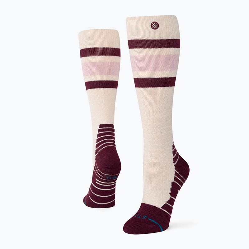 Дамски скиорски чорапи Stance Boyd Mid Wool Snow oat/meal 2