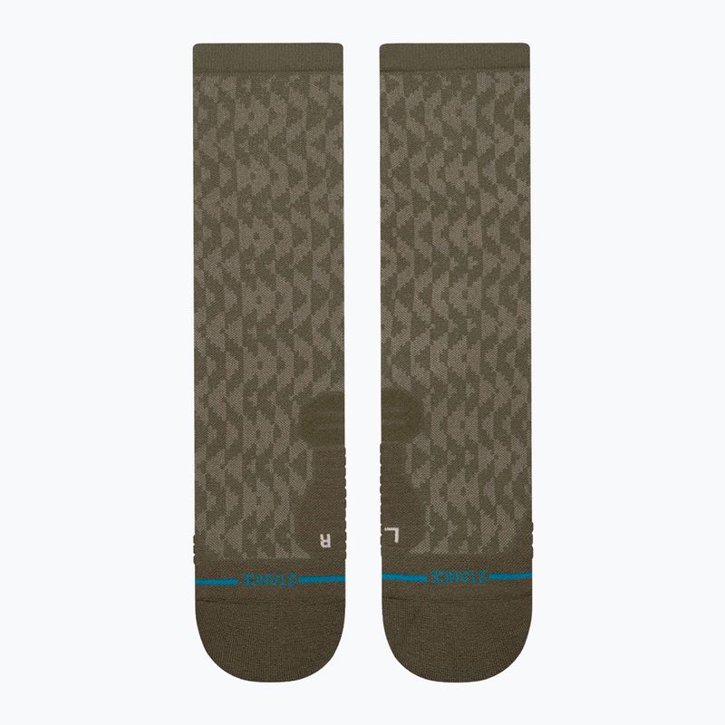 Чорапи Stance Digzig Light Crew olive 2