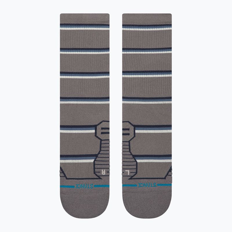 Чорапи Stance Multistripe Run Ribbed Crew dark/grey 2