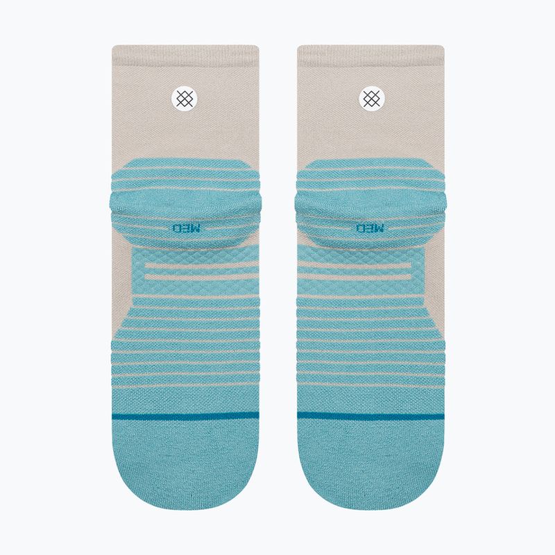Чорапи Stance Two Tone Light Quarter light blue 4
