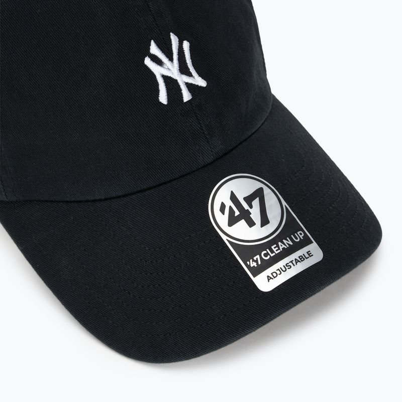 47 Марка MLB New York Yankees Базова шапка CLEAN UP черна 3
